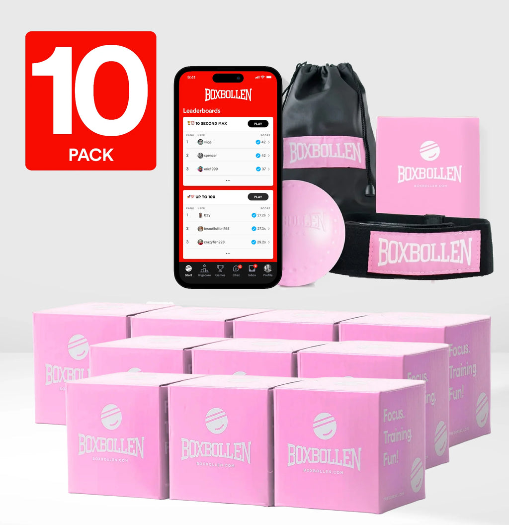 Boxbollen Pink 10-Pack 📦(10x) % DISCOUNT