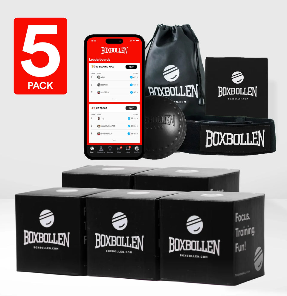 Boxbollen Black Family pack 🎉 (5x) – Boxbollen