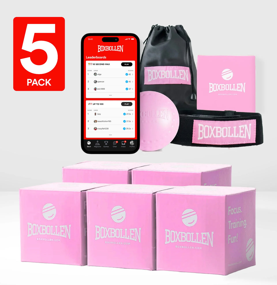 Boxbollen Boxbollen Pink 5-Pack 🎀 (5x) % DISCOUNT